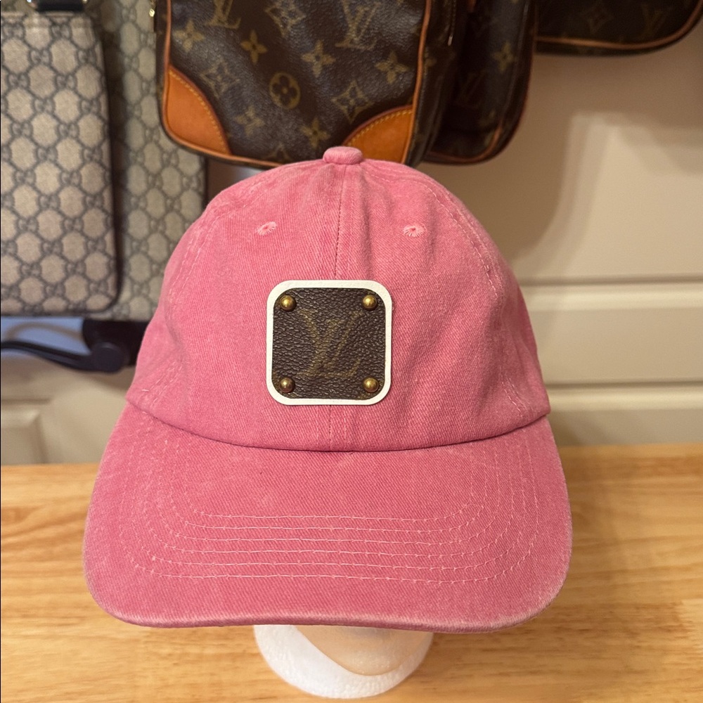 Pink Ballcap w/Authentic Canvas